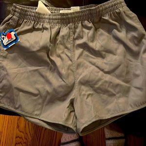 Woolrich Vintage 1980's Men's Gym Short Shorts Medium Pewter Swim DrawstringNWT